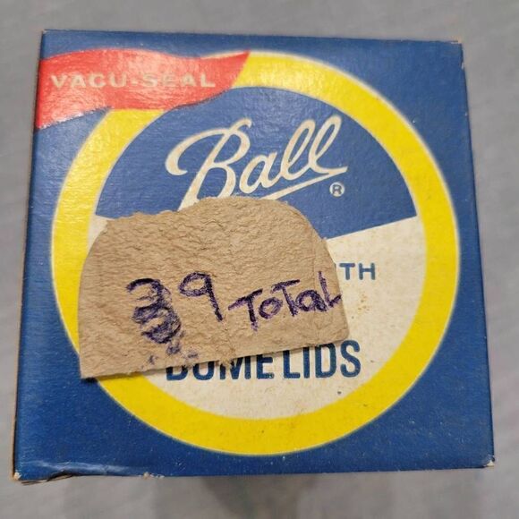 Vintage Ball wide mouth dome lids 39 total - Picture 3 of 3